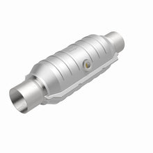 Load image into Gallery viewer, MagnaFlow Conv Univ 2in Inlet/Outlet Center/Center Round 11in Body L x 5.125in W x 15in Overall L, performance car parts, DTX Performance