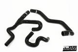 do88 SAAB 9-5 98-10 Heater Hoses for Cars w/Water Valve Black