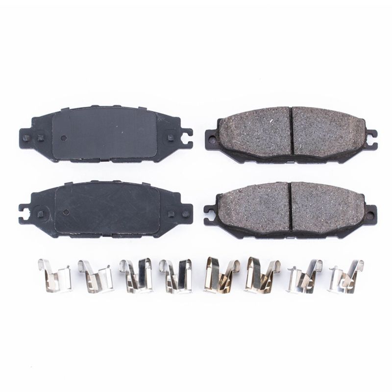 Power Stop 93-00 Lexus LS400 Rear Z17 Evolution Ceramic Brake Pads w/Hardware - DTX Performance