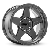 Mickey Thompson Open 5 Black Wheel - 17X9 6X5.5 BP 5in BS 0 Offset 108.1mm Bore