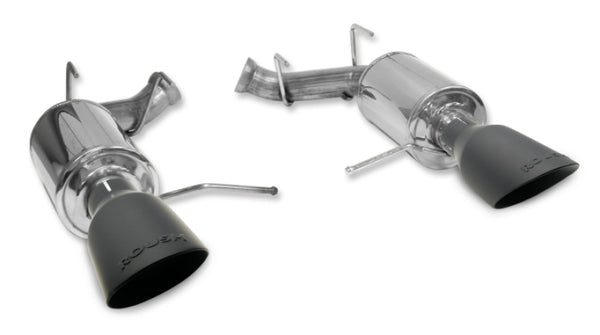 Roush 11-14 Mustang V6 Black Tip Axle Back Exhaust