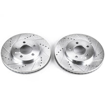 Load image into Gallery viewer, Power Stop 05-10 Ford Mustang Front Evolution Drilled &amp; Slotted Rotors - Pair - DTX Performance