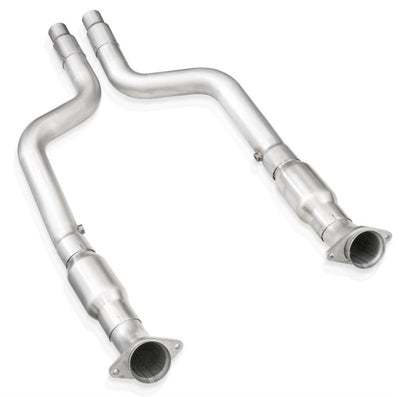 Stainless Works 15-21 Dodge Challenger/Charger 6.2L/6.4L High-Flow Catted Midpipe Kit 3in, performance car parts, engine performance parts