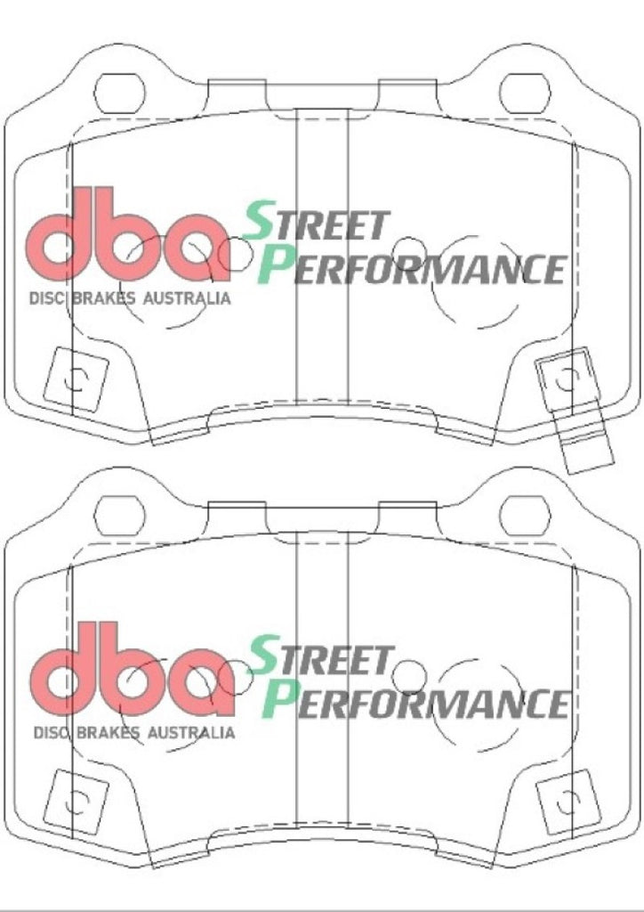 DBA 11-22 Jeep Grand Cherokee SP Performance Rear Brake Pads - DTX Performance