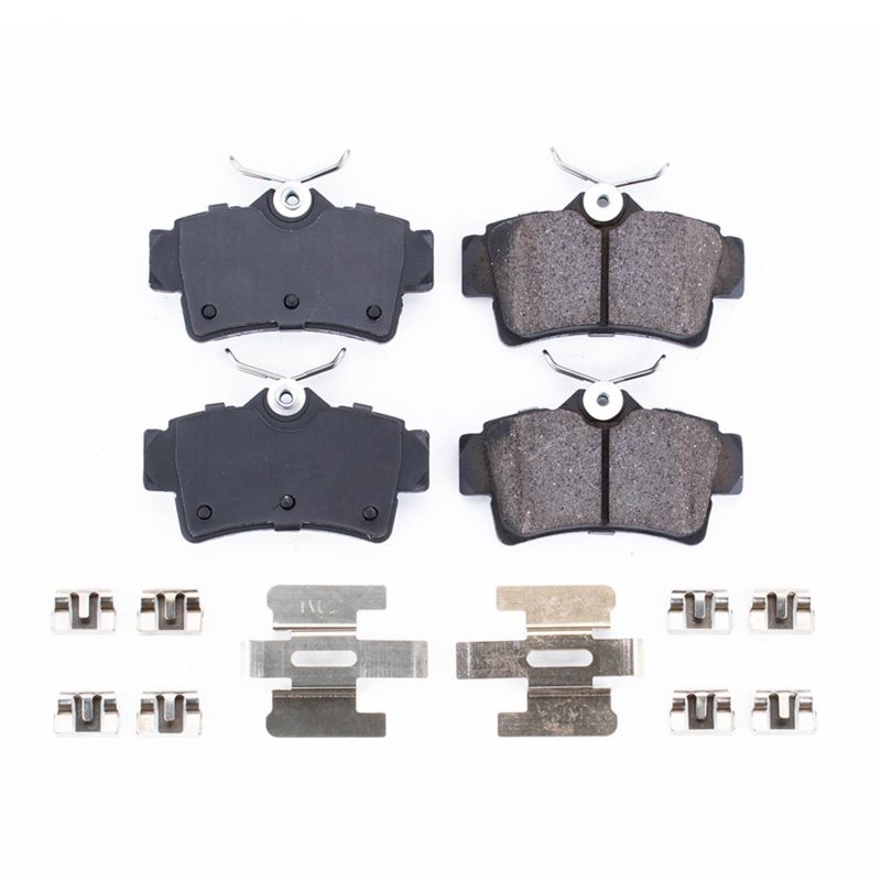 Power Stop 94-01 Ford Mustang Rear Z17 Evolution Ceramic Brake Pads w/Hardware - DTX Performance