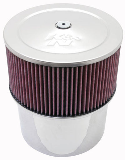 K&N 7-5/16in Flange 10in Height Velocity Stack Assembly - Red, performance car parts, DTX Performance, high performance auto parts