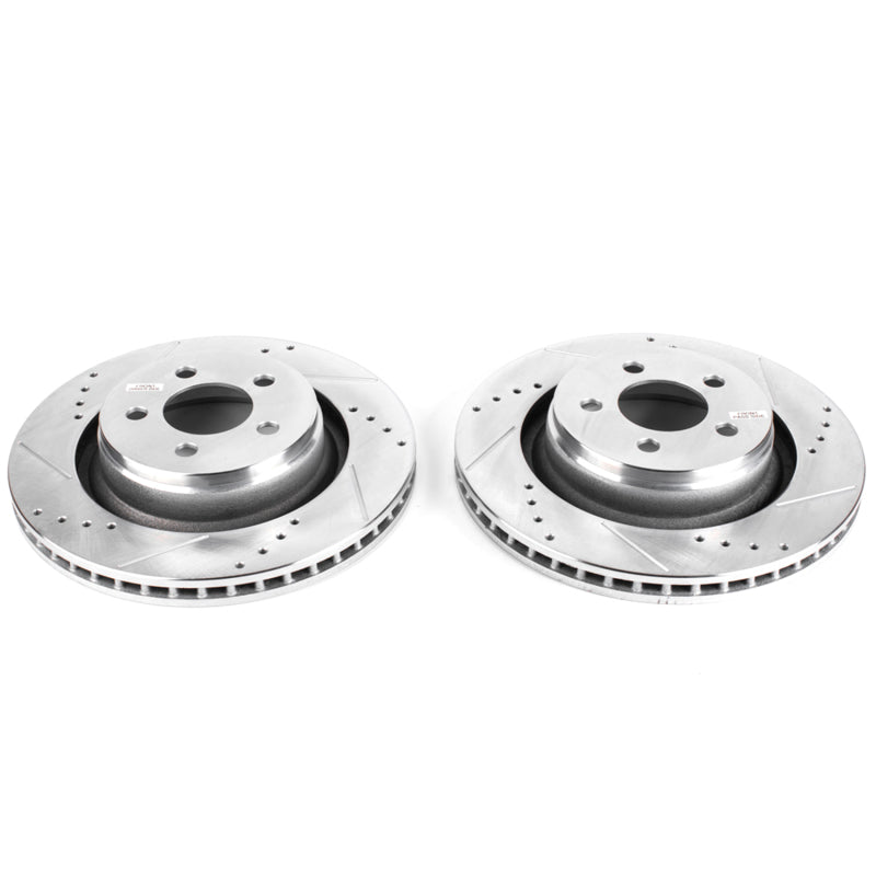 Power Stop 09-11 Dodge Nitro Front Evolution Drilled & Slotted Rotors - Pair - DTX Performance