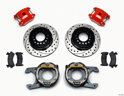 Wilwood D154 P/S Park Brake Kit Chevy C-10 2.42 Offset 5-lug, high performance brake kit for cars, complete braking solution