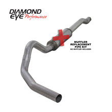 Load image into Gallery viewer, Diamond Eye KIT 4in CB MFLR RPLCMENT PIPE SGL AL: 03-07 FORD 6.0L F250/F350 (Extended Cab Only) - DTX Performance