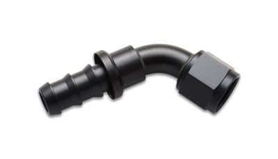 Vibrant Push-On 60 Degree Hose End Elbow FittingSize -12AN for performance car parts from DTX Performance