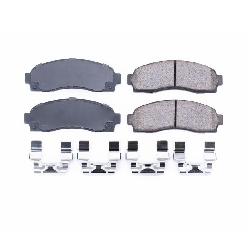 Power Stop 05-06 Chevrolet Equinox Front Z17 Evolution Ceramic Brake Pads w/Hardware - DTX Performance