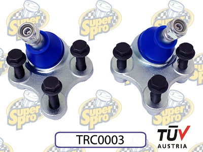 SuperPro 2006 Audi A3 Base Front Lower Camber Adjustable Ball Joint Set, performance car parts by DTX Performance, tuning upgrades.