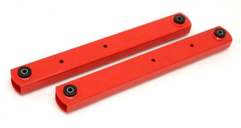 BMR 64-72 A-Body Non-Adj. Boxed Lower Control Arms (Polyurethane) - Red - DTX Performance