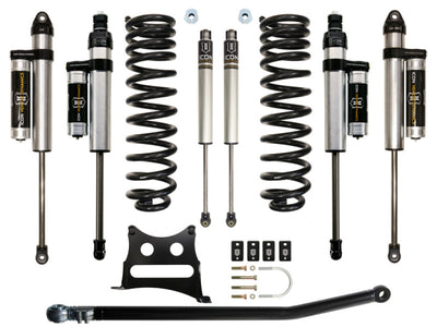 ICON 05-16 Ford F-250/F-350 2.5in Stage 4 Suspension System components for performance upgrades.