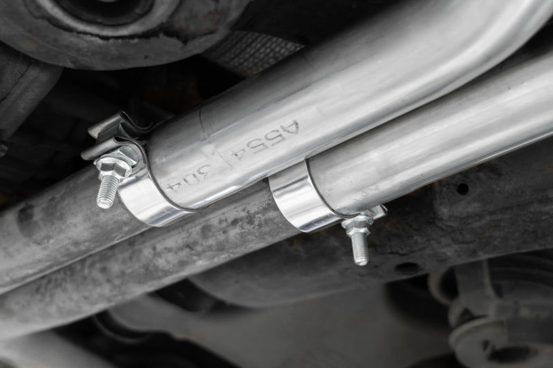 MBRP 10-16 Audi S4/S5 3.0TFSI B8/B8.5 T304 Stainless Steel exhaust system under performance car by DTX Performance