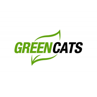 Green Cats logo with green leaf design