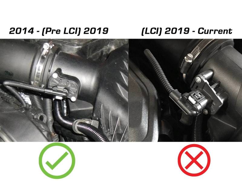 Comparison of 2014 and 2019 car engine connectors