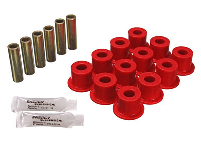 Energy Suspension 72-81 Scout II Red Front & Rear Leaf Spring Bushing Set - performance car parts with DTX Performance