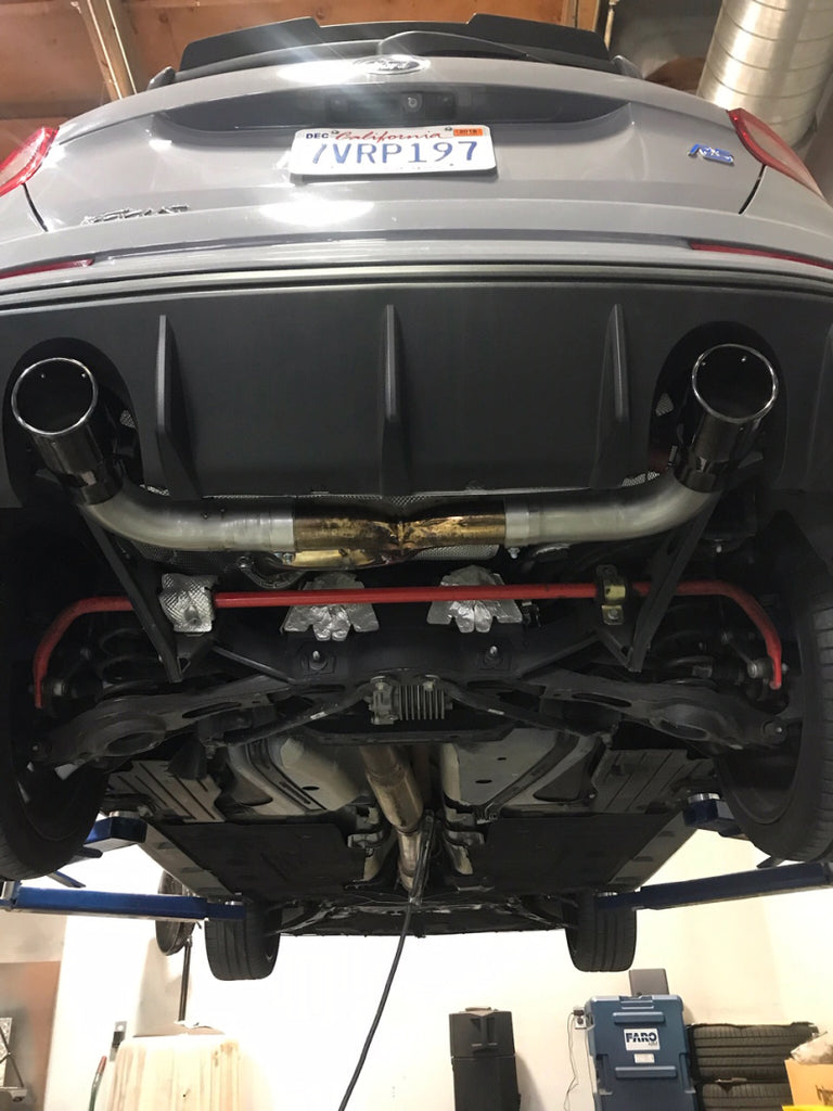 Injen 16-18 Ford Focus RS 3in Cat-Back Stainless Steel Exhaust w/ 4in Black Chrome Tips - DTX Performance