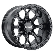 Load image into Gallery viewer, Weld Off-Road 20x9 / BP 8x180 / ET 00 / BS 5.00 / Ledge 8 Wheels Satin Black / Black Ring 124.3