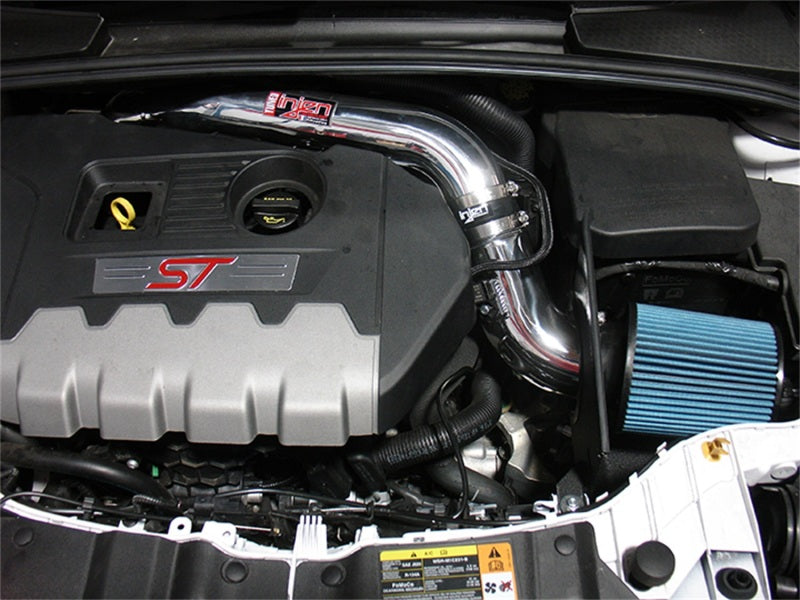 Injen 15-18 Ford Focus ST 2.0L (t) 4cyl Black Short Ram Intake w/MR Tech & Heat Shield - DTX Performance