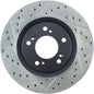 StopTech 00-09 S2000 Slotted & Drilled Right Front Rotor by DTX Performance for high performance brakes and brake upgrades