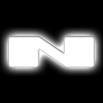 ORACLE Lighting Universal Illuminated LED Letter Badges - Matte Wht Surface Finish - N for performance car parts