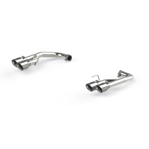 MBRP 18-20 Ford Mustang GT 2.5in T304 Non Active Dual Axle Back Exhaust System - 4in Dual Wall Tips, performance car parts
