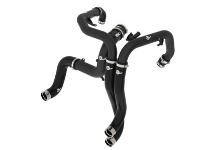 aFe 22-24 Ford Bronco Raptor V6-3.0L BladeRunner Aluminum Hot and Cold Charge Pipe Kit - Black, performance car parts by DTX Performance.