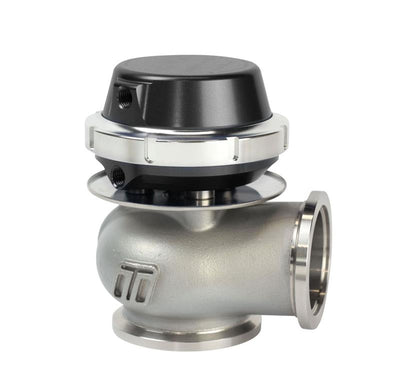 Turbosmart WG40 Compgate 40mm - 7 PSI BLACK external wastegate from DTX Performance, ideal for performance car upgrades and engine tuning.