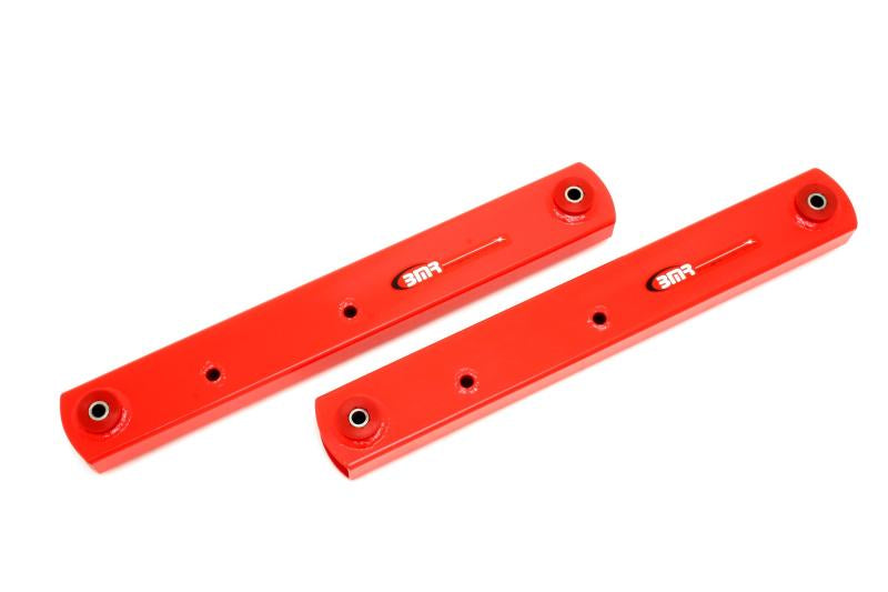 BMR 78-87 G-Body Non-Adj. Boxed Lower Control Arms (Polyurethane) - Red - DTX Performance