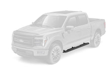 Load image into Gallery viewer, RealTruck 15-26 Ford F150 / 17-26 Ford F250/F350 SD Crew Cab Traxio 4in Nerf Bars - Textured Black