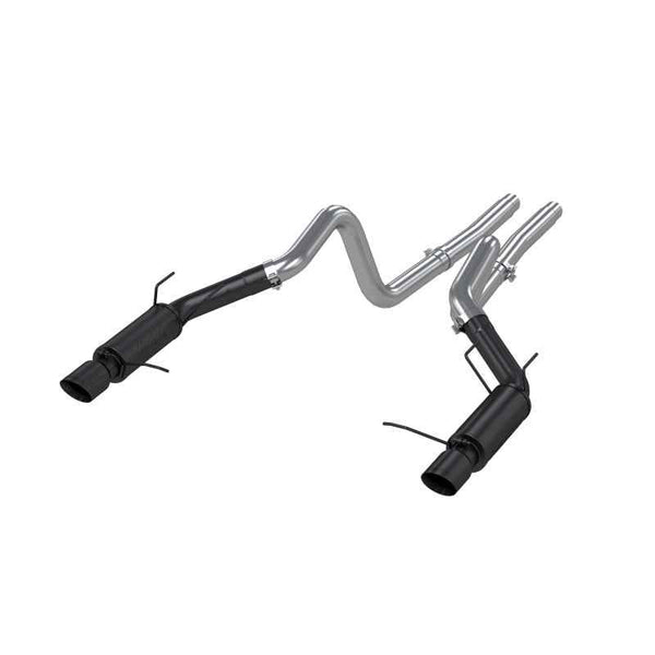 MBRP 11-14 Ford Mustang GT 5.0L 3in Cat Back Dual Split Rear Race Version 4in Tips - Black exhaust systems