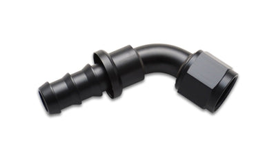 Vibrant Push-On 60 Degree Hose End Elbow FittingSize -4AN, DTX Performance, high performance auto parts, aftermarket performance parts