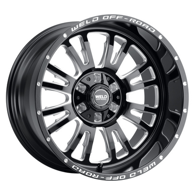 Weld Slingblade 20x12 / 6x135 / 4.75 BS / 106.1 HB - Gloss Black Milled - Non-BL Wheel