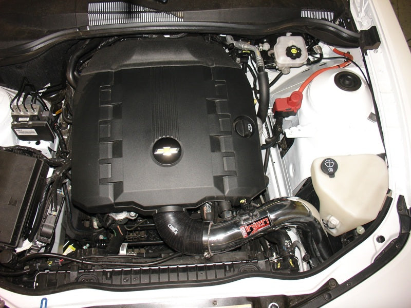 Injen 12-14 Chev Camaro SRI 3.6L V6 Wrinkle Black Short Ram Pwr-Flow Intake Sys w/MR Tech&Air Fusion - DTX Performance