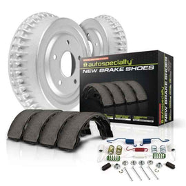 Power Stop 92-01 Jeep Cherokee Rear Autospecialty Drum Kit for brake upgrades, performance car parts from DTX Performance.