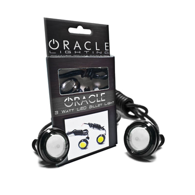 Oracle 3W Universal Cree LED Billet Lights - Amber for performance car tuning and upgrades at veteran owned performance shop.