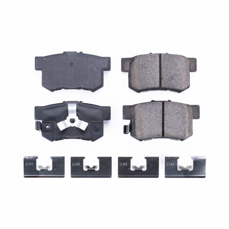 Power Stop 10-18 Acura RDX Rear Z17 Evolution Ceramic Brake Pads w/Hardware - DTX Performance