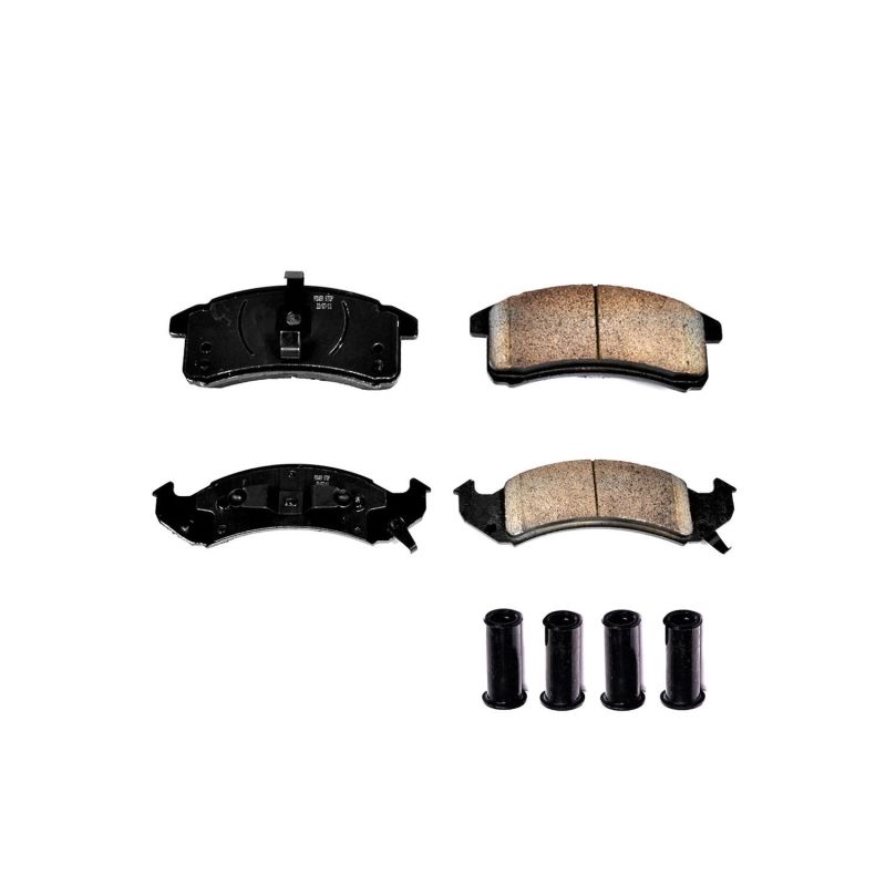 Power Stop 92-93 Buick LeSabre Front Z17 Evolution Ceramic Brake Pads w/Hardware - DTX Performance