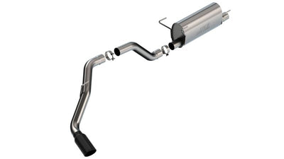 Borla 19-22 RAM 2500 6.4L V8 AT 2/4WD S-TYPE Cat Back Black Chrome Tips exhaust system