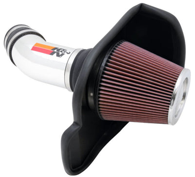 K&N Performance Intake Kit TYPHOON for 11 Dodge Challenger 6.4L V8 - Performance car upgrade.