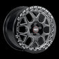 Weld Solana Beadlock 15x10 / 5x115 BP / ET22 /  6.36in BS / 78.1 Dia  - Gloss Black Milled Wheel
