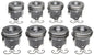 Mahle OE Ford 6.4L Diesel STD 2008-2010 F-250/F-350/F-450/F-550 Piston Set (Set of 8) - High performance engine parts