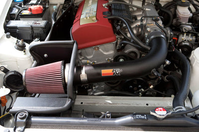 K&N 00-04 Honda S2000 2.2L/2.0L-L4 Performance Intake Kit showcasing enhanced airflow for engine.