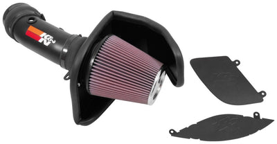 K&N 2017 Dodge Challenger Hellcat SC V8-6.2L F/l Typhoon Air Intake - high performance upgrade from veteran owned shop