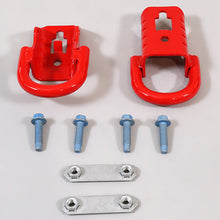 Load image into Gallery viewer, Ford Racing 15-22 F-150 Tow Hooks - Red (Pair) with steel bolts and brackets, aftermarket performance parts, high performance auto parts