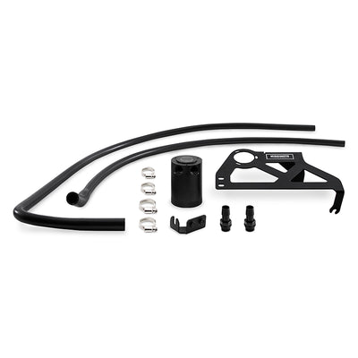 Mishimoto 12-18 Jeep Wrangler JK Baffled Oil Catch Can Kit - Black for high performance car parts and engine upgrades