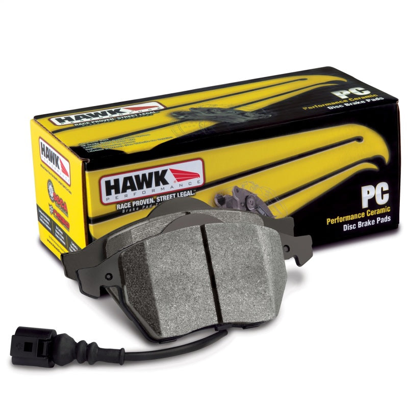 Hawk 06-10 Chevy Corvette (Improved Pad Design) Rear Performance Ceramic Sreet Brake Pads - DTX Performance