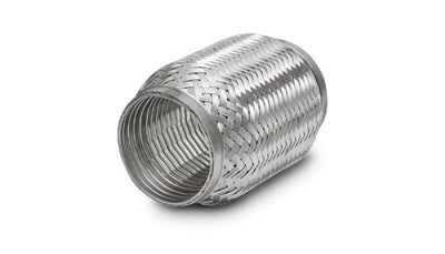 Vibrant SS Turbo FLEX Coupling with Interlock Liner 2.5in inlet/outlet x 8in long, perfect for high performance car parts from DTX Performance